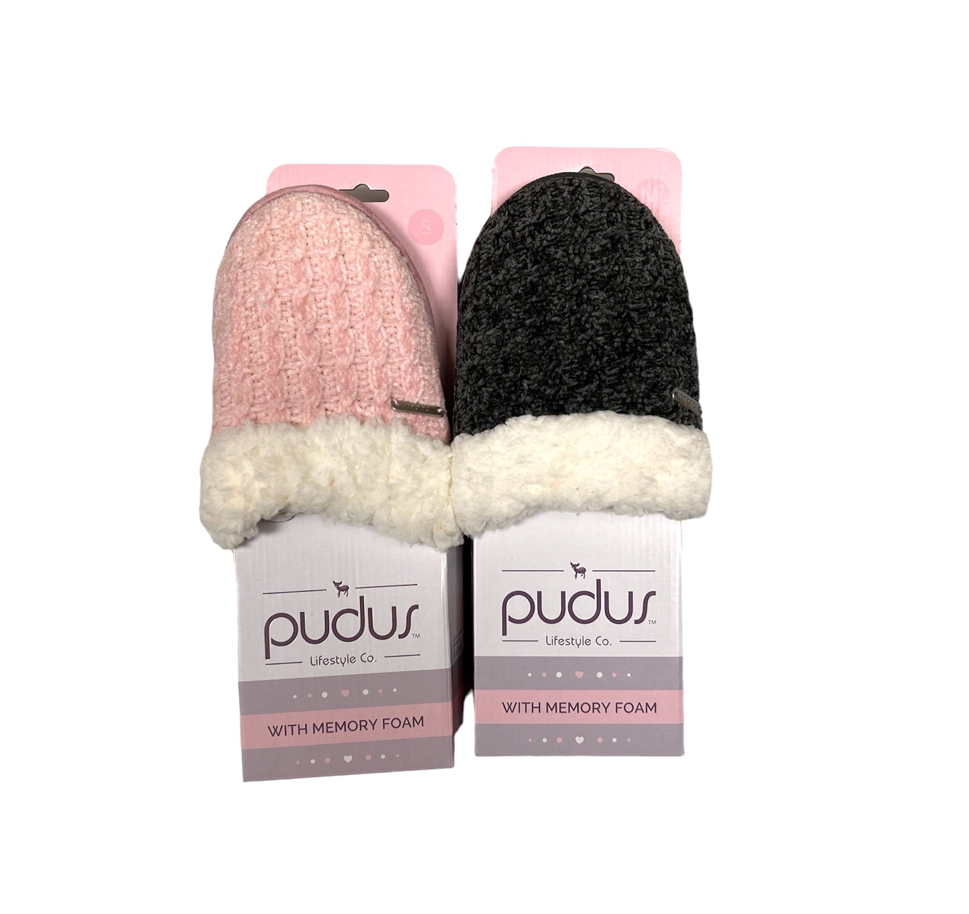 PUDUS SLIDE SLIPPERS CABLE KNIT Wesley Hills Boutique