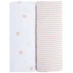 ELYS & CO PACK N PLAY CRIB SHEET SET 2PK