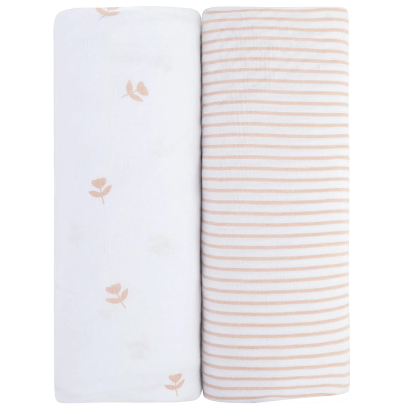 ELYS & CO PACK N PLAY CRIB SHEET SET 2PK