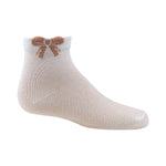 1022 ZUBII FLAT BOW ANKLE SOCK