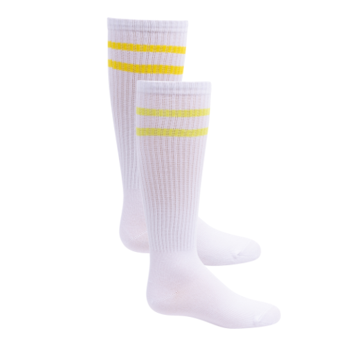 1258 ZUBII STRIPE 2PK KNEE SOCK