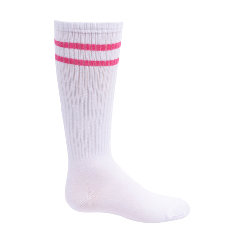 1258 ZUBII STRIPE 2PK KNEE SOCK