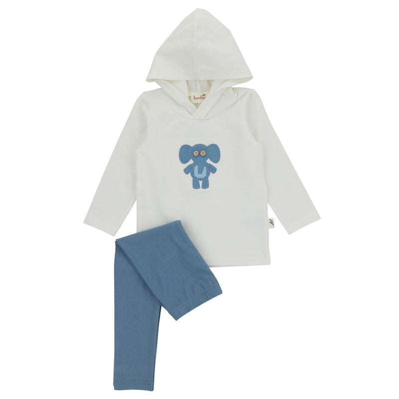 S24-412TPB BONDOUX BOYS ELEPHANT APPLIQUE 2PC