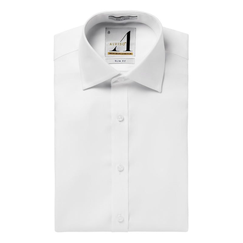 1NS39 ALVISO BOYS SLIM STRETCH SHIRT