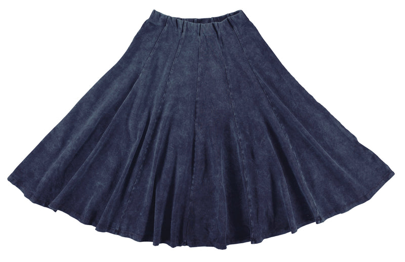 42371 KIKI RIKI JEAN MIDI PANEL SKIRT