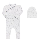 ELYS & CO VELOUR CLUSTER LEAF FOOTIE 3PC SET