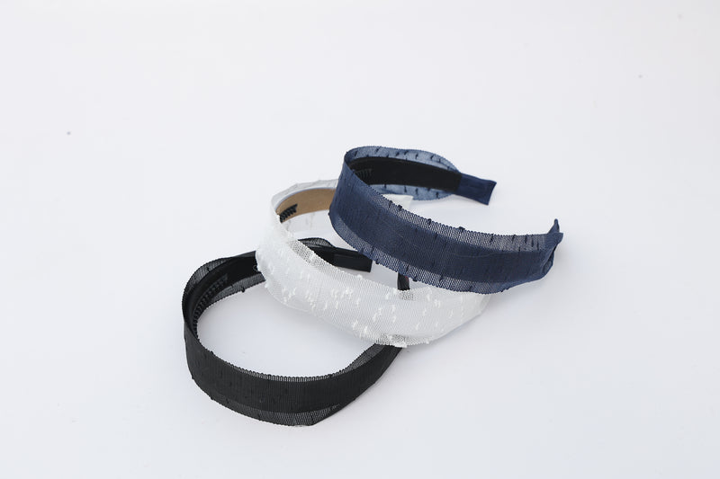 555H DAZZLE DECOR RIBBON FLAT HEADBAND