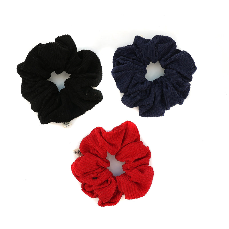 617SC DAZZLE CORDUROY SCRUNCHY