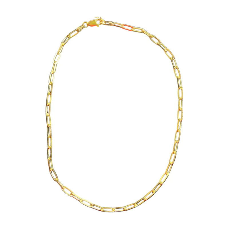 TJ156 PAPERCLIP CHAIN CHOKER