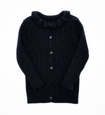 7271 BZZY RUFFLE NECK CARDIGAN