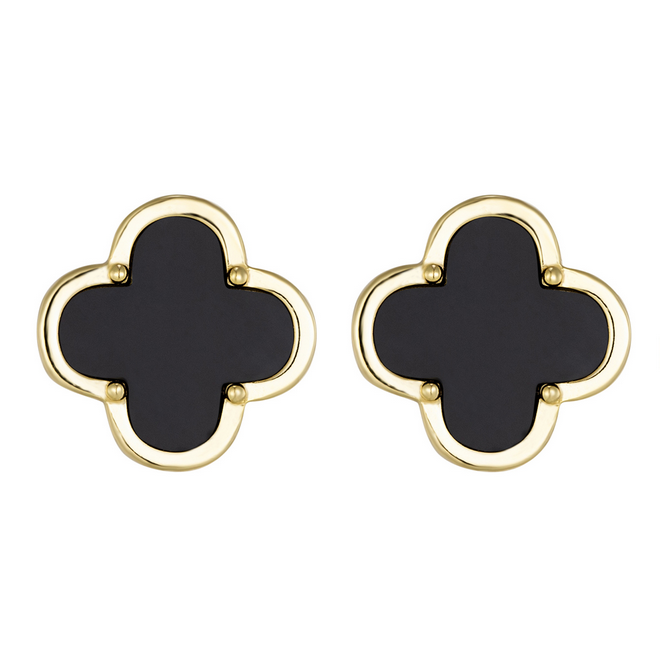 8EP835 DLUX GP SS CLOVE POST EARRING