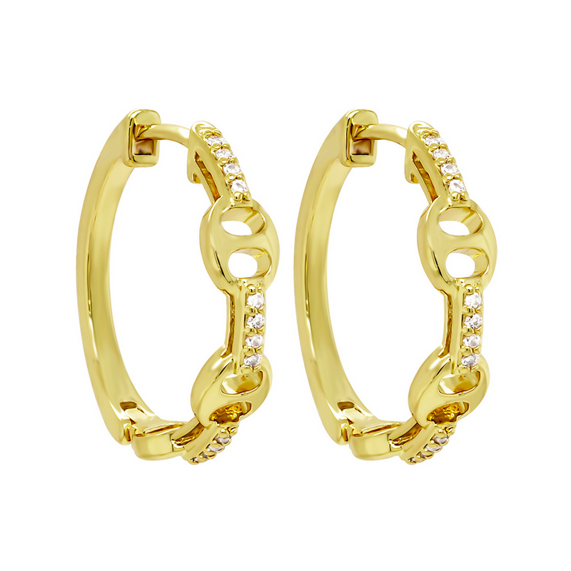 9EP501 DLUX GOLD FILLED 20M HOOP EARRINGS