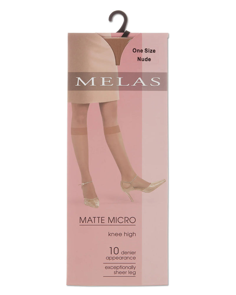 AS-317 MELAS MATTE MIRCO KNEE HI