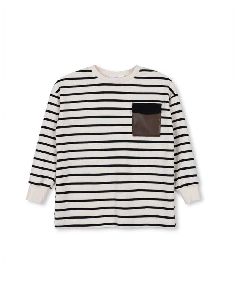 C-16488 PHIL & PHOEBE BEN STRIPE SWEATSHIRT