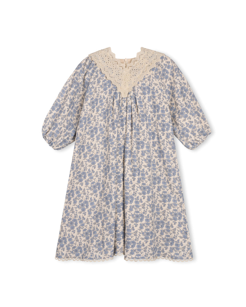 C-19460 ONE CHILD VEER EYELET FLORAL DRESS