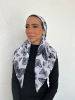 SCARF BAR CLASSIC PRETIED HEAD SCARF W VELVET GRIP