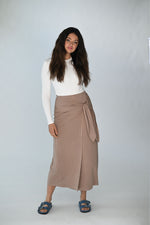 LATITUDE JERSEY TIE SKIRT LA199