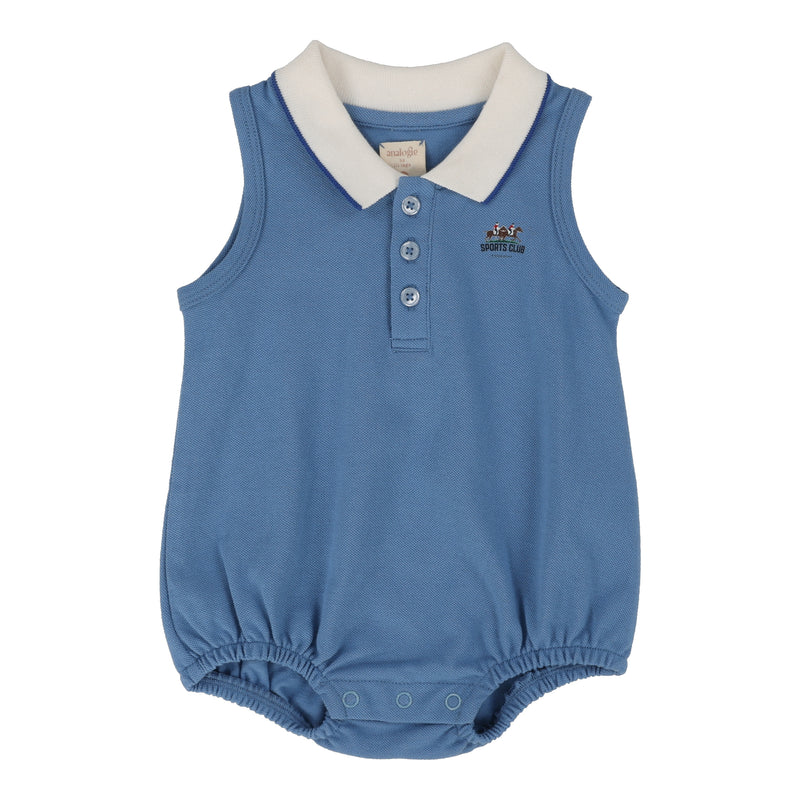 SCSPR ANALOGIE SLEEVELESS POLO ROMPER