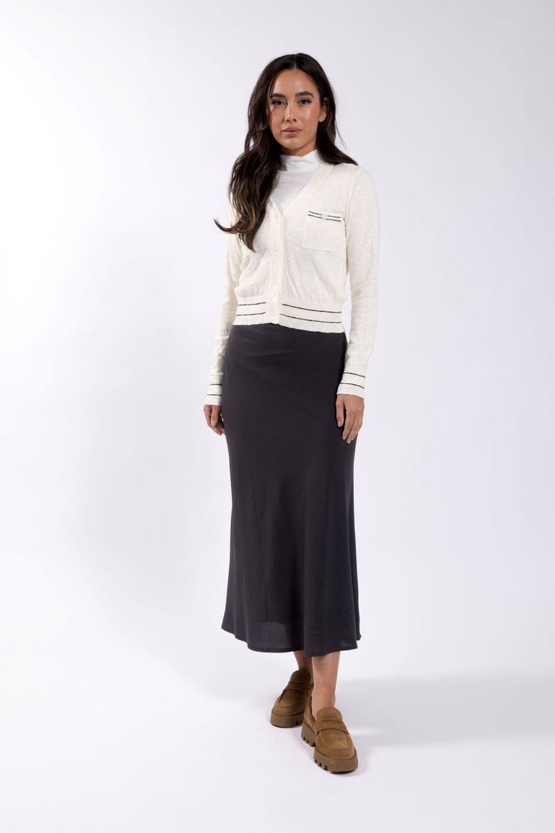 M467 MONN WOVEN A-LINE SKIRT