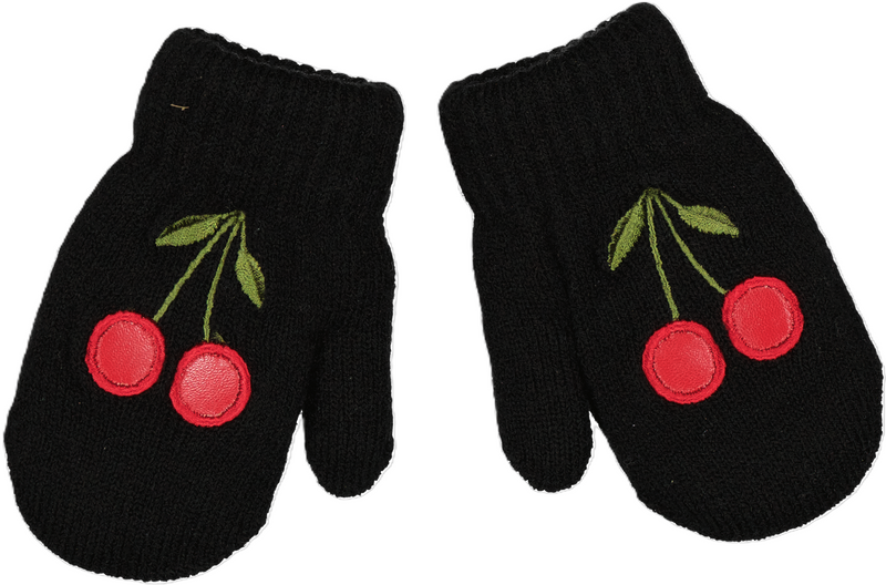 MIT51 DACEE LEATHER CHERRIES MITTENS