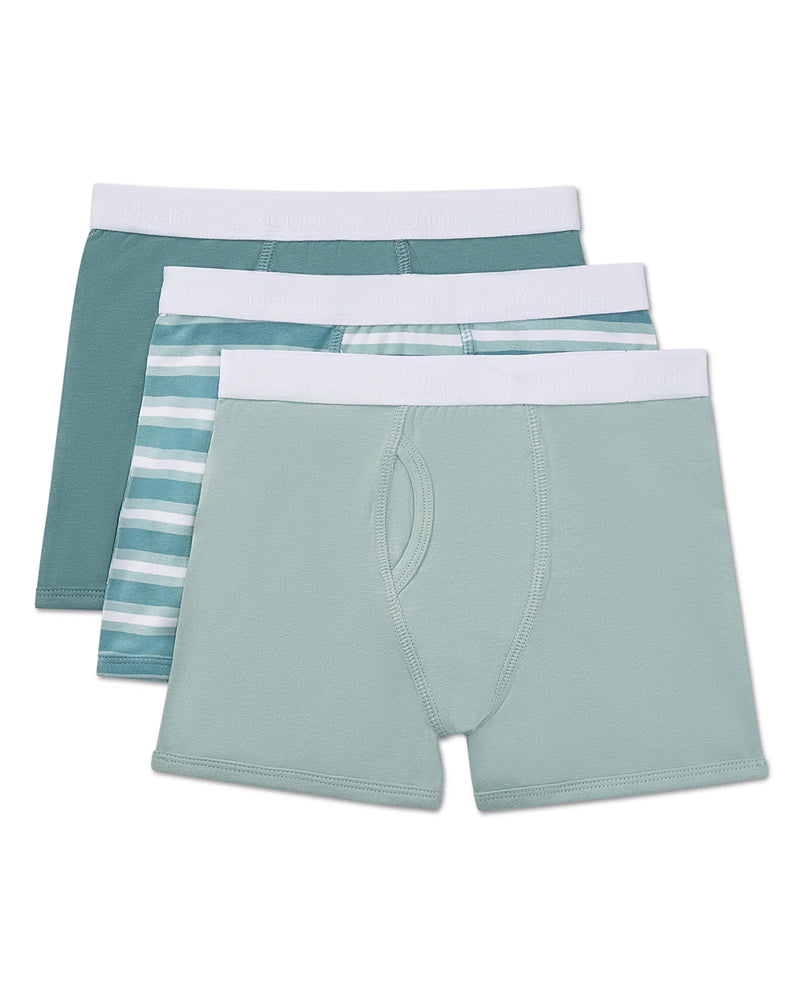 MKU1301 MEMOI BOYS 3PK BOXER BRIEFS