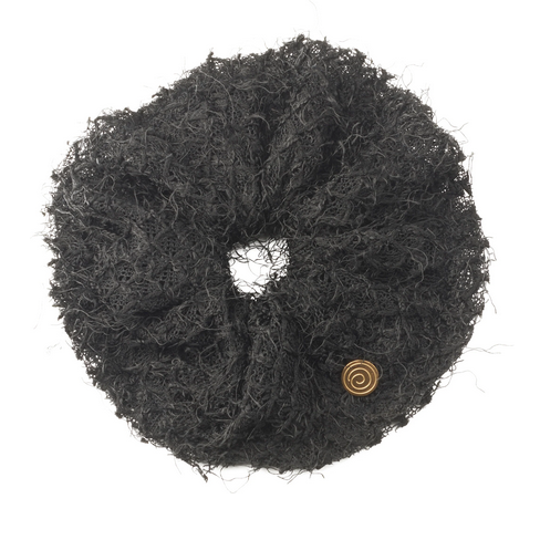 P6923 CHERIE MOHAIR CROCHET OVERSIZED SCRUNCHY