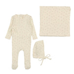 LILETTE PRINT POINTELLE WRAP FOOTIE 3PC SET