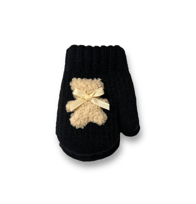 DACEE MIT31A TEDDY BOW MITTENS