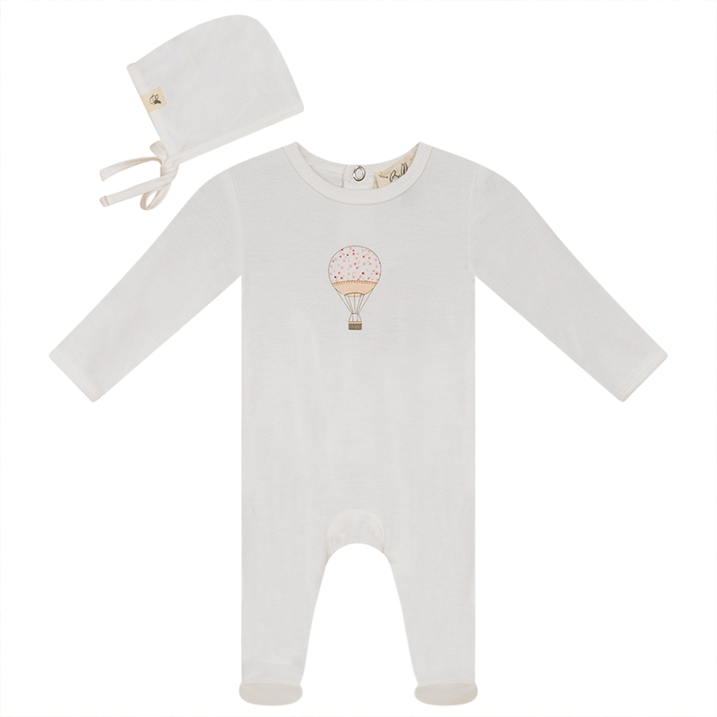 SB4CY2252 BEBE BELLA BABY FINE RIB STRETCHIE + BEANIE