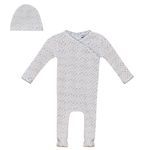 SB5CP7115 LITTLE FRAGILE RIB PRINT FOOTIE 3PC SET