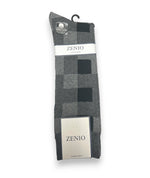 SK8064 ZENIO CHECKERED MENS SOCKS