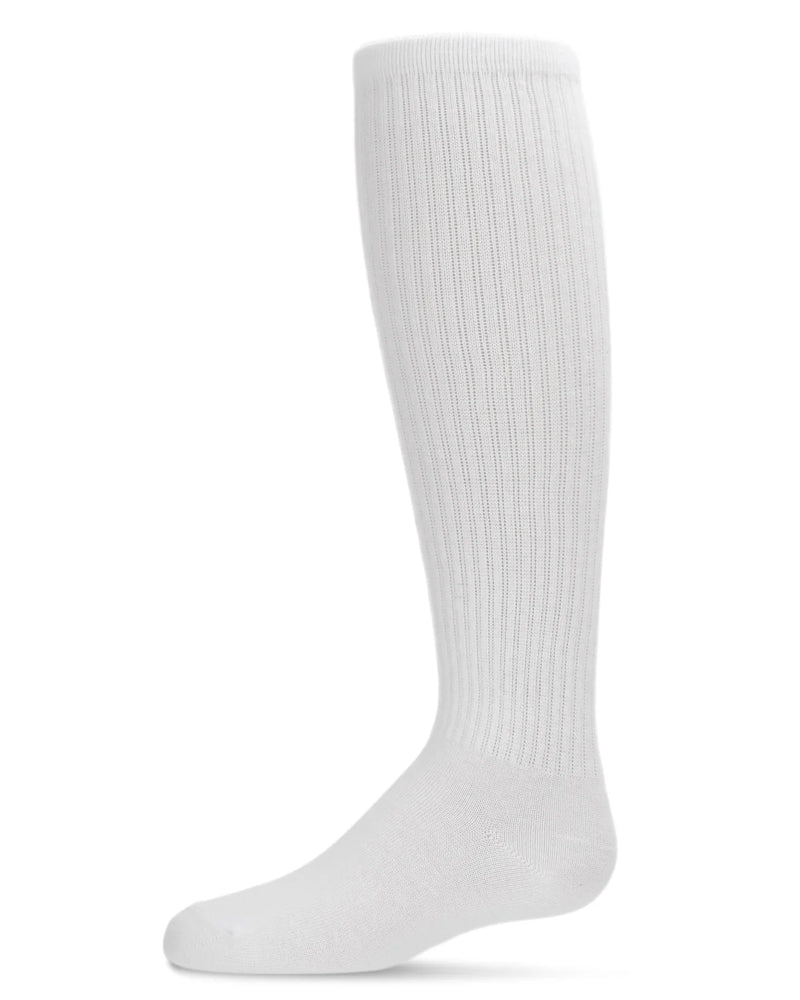SP-1040 Athletic Ribbed Cotton Blend Knee High Sock