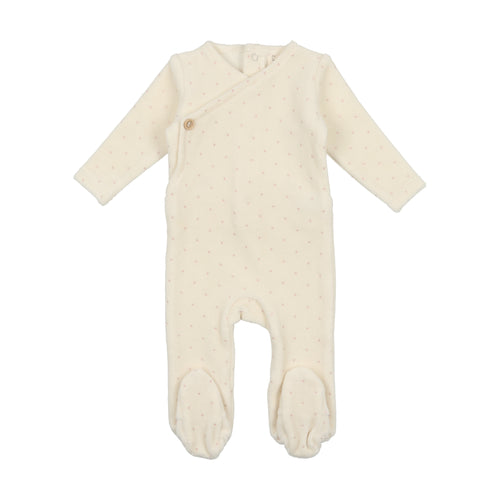 VBWF LILETTE VELOUR BUTTON WRAP FOOTIE