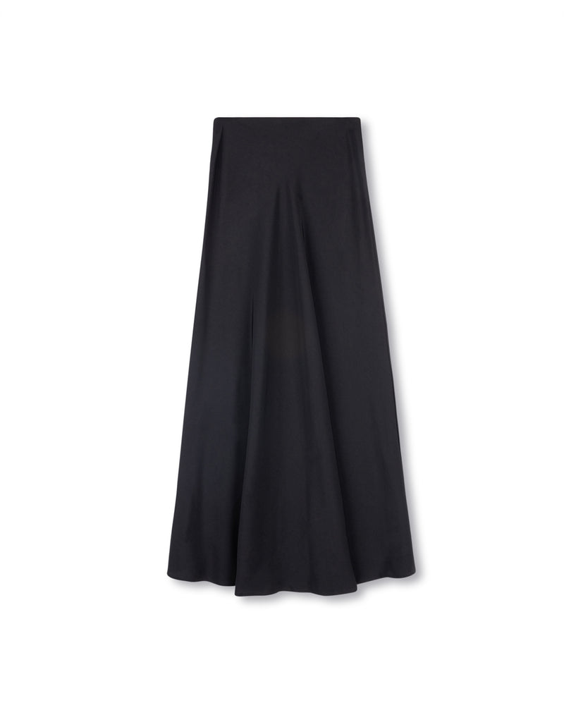 W-16034 STORY ATLANTA SOLID MIDI SLIP SKIRT