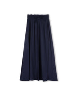 W-16839 SLATE TIE WAIST MAXI SKIRT