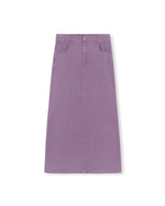 W-19828 STORY DENIM STRAIGHT MAXI SKIRT