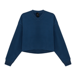 WB4CM1218T SPADES V-NECK CROP SWEATSHIRT