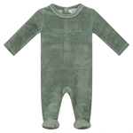 WB4CP7078 LITTLE FRAGILE RIB VELOUR FOOTIE