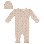 WB4CY2524 BEBE BELLA RADDISH FOOTIE 3PC