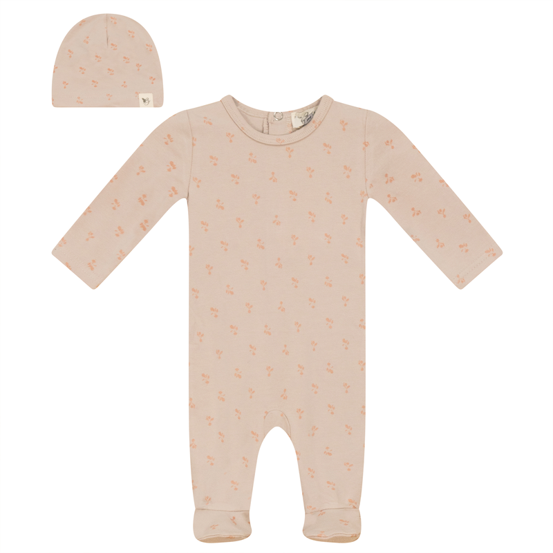 WB4CY2524 BEBE BELLA RADDISH FOOTIE 3PC