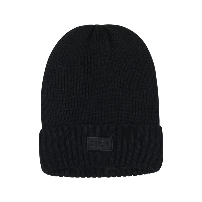 ZU093 ZUBII FUR LINED FOLDOVER BEANIE