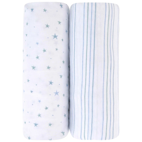 ELYS & CO BASSINET SHEET SET 2PK