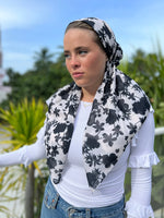 SCARF BAR  VERSATILE PRETIED WITH VELVET GRIP