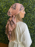 SCARF BAR SB CLASSIC PRETIED HEAD SCARF W VELVET GRIP