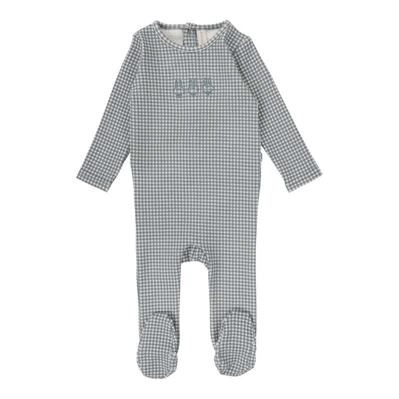 LILETTE GINGHAM BUNNY FOOTIE