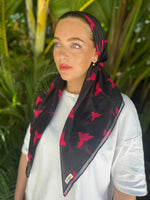 SCARF BAR  VERSATILE PRETIED WITH VELVET GRIP