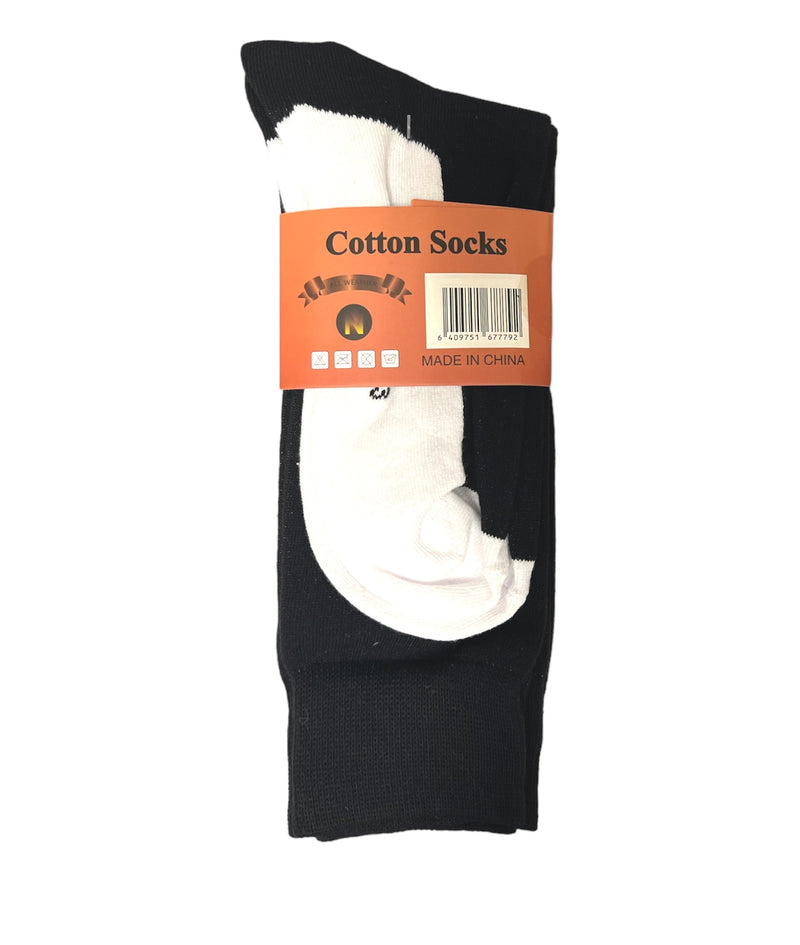 NEUMAN 100% COTTON MEN SOCKS 2PK