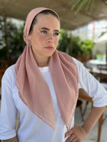 SCARF BAR VERSATILE PRETIED COTTON (W/ VELVET GRIP)