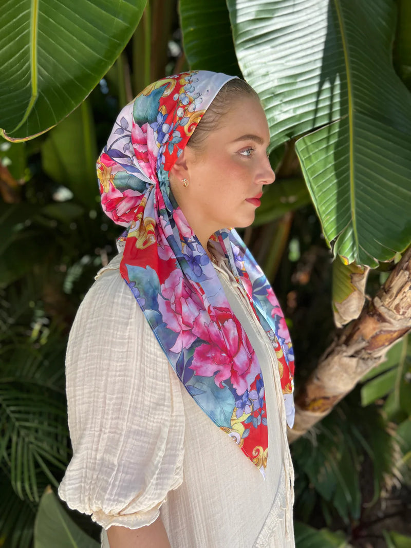 SCARF BAR SB CLASSIC PRETIED HEAD SCARF W VELVET GRIP