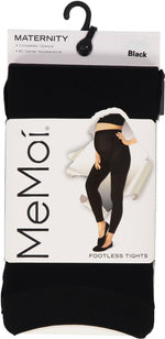 MA-343 MEMOI MATERNITY COMPLETELY OPAQUE FOOTLESS TIGHTS